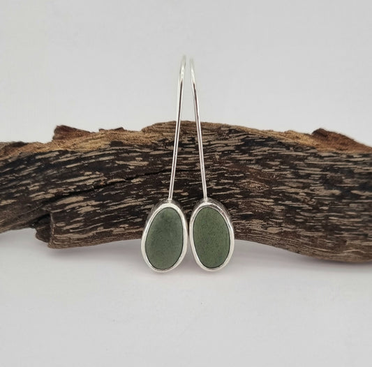 Gemstone Beach, Orepuki Earrings