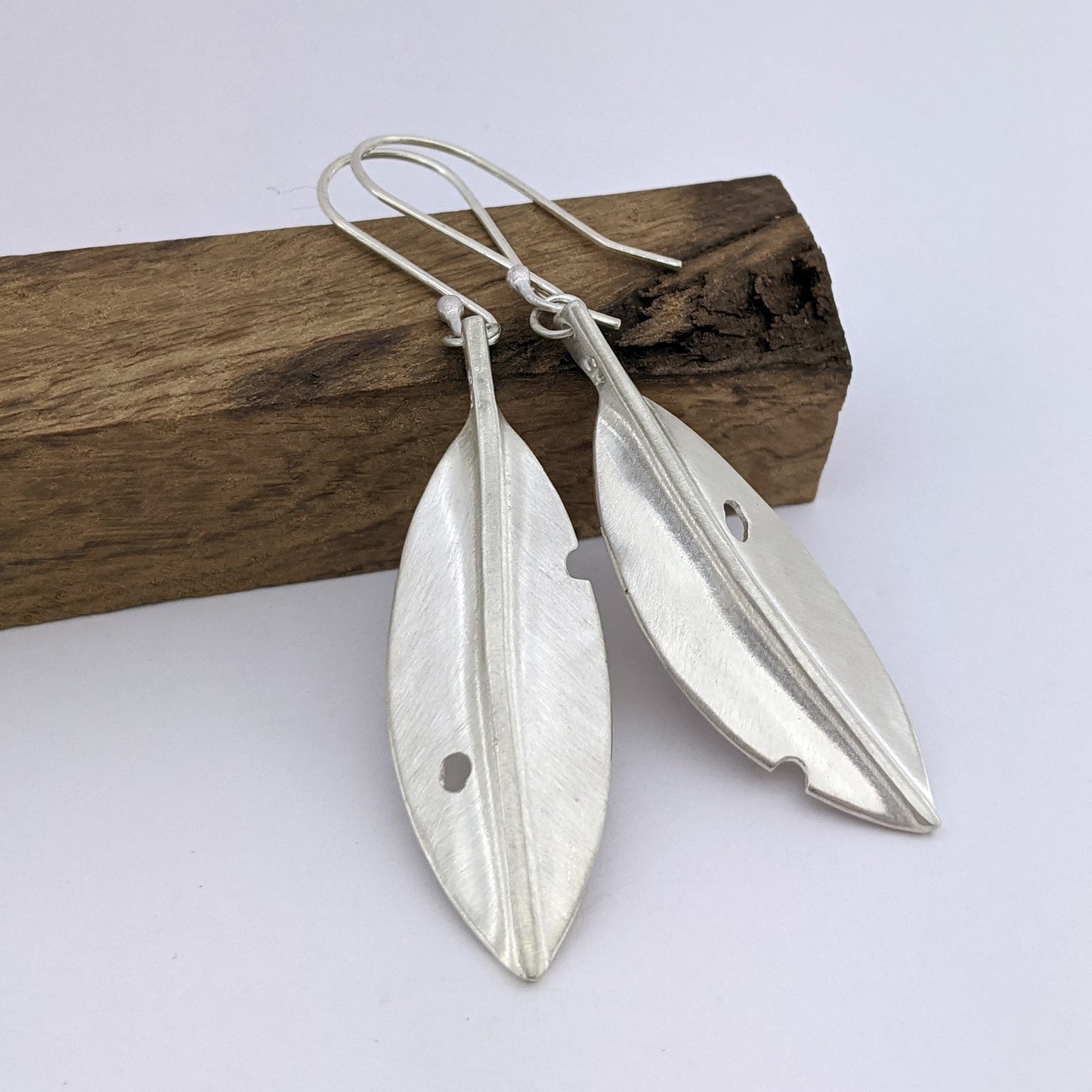 Pōhutukawa Leaf Earrings